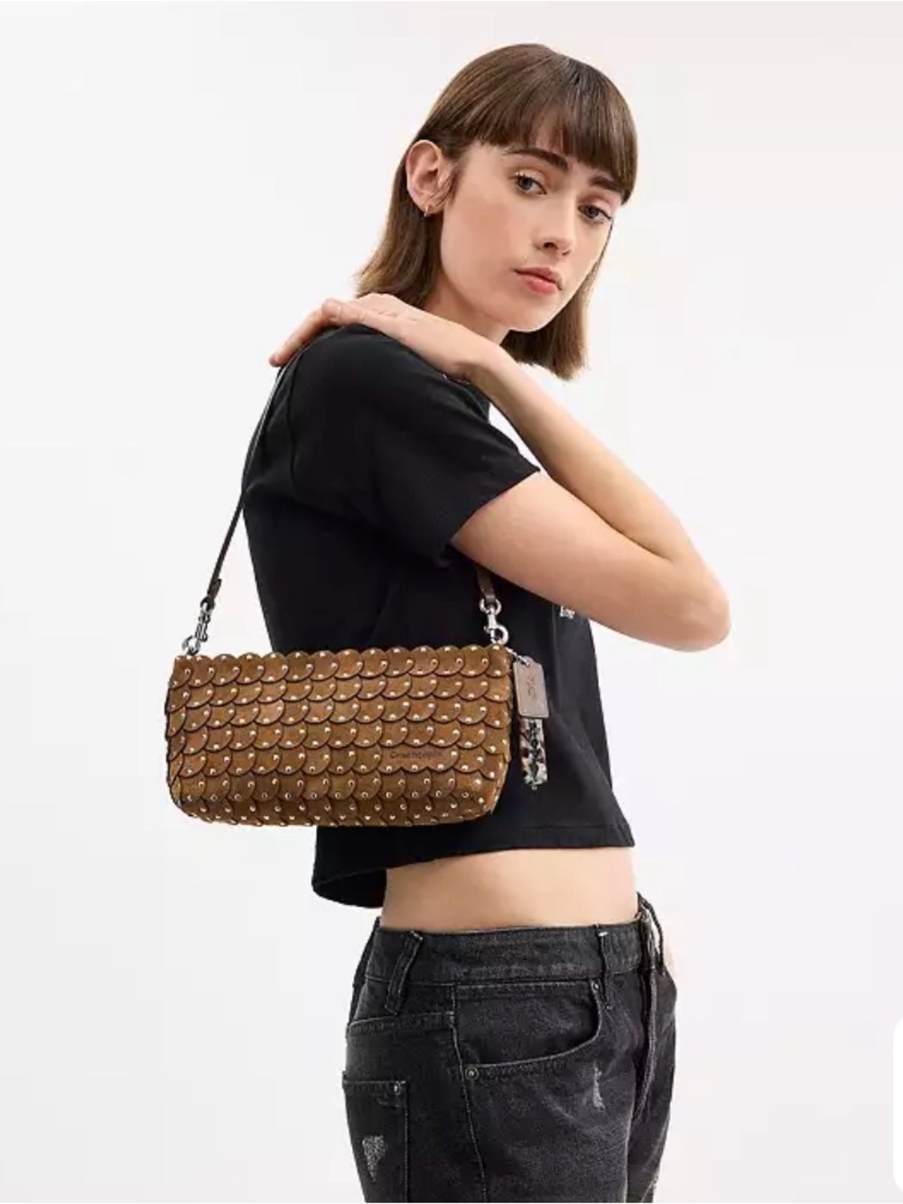 Coachtopia Alter/ego suede link bag - Picture 2 of 11